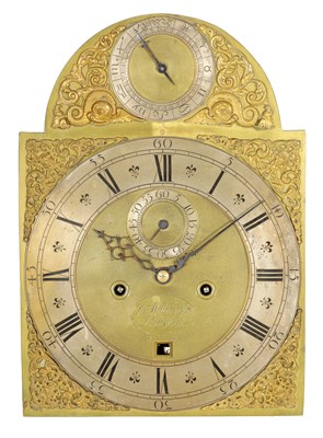 Lot 1035 - JOSEPH WILLIAMSON, LONDON. AN EARLY 18TH CENTURY SOLAR TIME LONGCASE CLOCK MOVEMENT