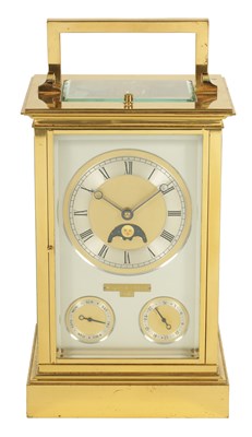 Lot 919 - SINCLAIR HARDING, NO. 554/22. A GIANT REPEATING CHRONOMETER CARRIAGE CLOCK