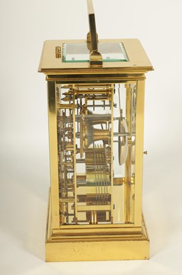 Lot 919 - SINCLAIR HARDING, NO. 554/22. A GIANT REPEATING CHRONOMETER CARRIAGE CLOCK