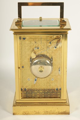 Lot 919 - SINCLAIR HARDING, NO. 554/22. A GIANT REPEATING CHRONOMETER CARRIAGE CLOCK