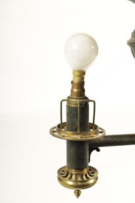 Lot 786 - A REGENCY BRONZE AND ORMOLU TABLE LAMP