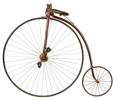 Lot 631 - A LATE 19TH CENTURY 44” PENNY FARTHING BICYCLE