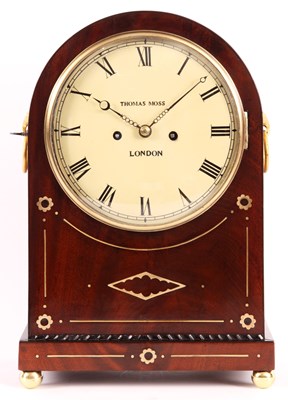 Lot 521 - THOMAS MOSS, LONDON 
 A late Regency ebony...