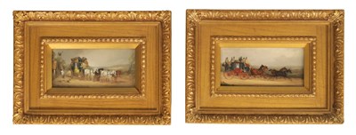 Lot 867 - WILLIAM JOSEPH SHAYER (1811-1892) A PAIR OF OILS ON CANVAS