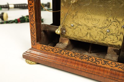 Lot 502 - JONATHAN HOCKER, READING. A RARE QUEEN ANNE WALNUT AND ARABESQUE MARQUETRY  EIGHT-DAY VERGE BRACKET CLOCK WITH PULL QUARTER REPEAT