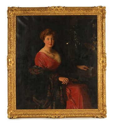 Lot 802 - MARGARET LINDSAY WILLIAMS (1888 - 1960). AN EARLY 20TH CENTURY PORTRAIT OF A LADY