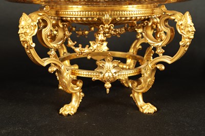 Lot 775 - FERDINAND BARBEDIENNE. AN UNUSUAL SET OF EIGHT 19TH CENTURY ORMOLU TABLE COMPORTS