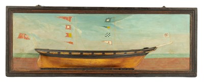 Lot 763 - A 19TH / 20TH CENTURY HALF SHIP'S MODEL OF THE JEANIE JOHNSTONE