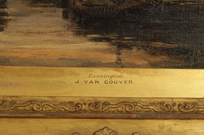 Lot 882 - JAN VAN COUVER (1839-1909) A PAIR OF LATE 19TH CENTURY OILS ON CANVAS