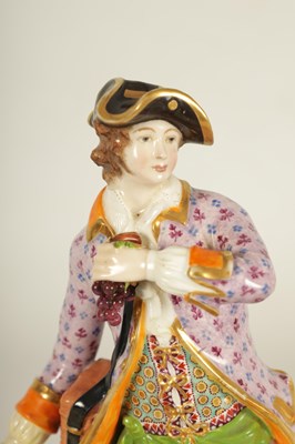 Lot 46 - A PAIR OF EARLY 19TH CENTURY MINTON PORCELAIN FIGURES