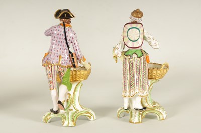 Lot 46 - A PAIR OF EARLY 19TH CENTURY MINTON PORCELAIN FIGURES
