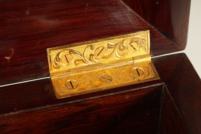 Lot 590 - A FINE 19TH CENTURY FRENCH BLACK AND GOLD LACQUERWORK ROSEWOOD BOX IN THE JAPANESE TASTE