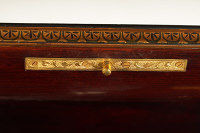 Lot 590 - A FINE 19TH CENTURY FRENCH BLACK AND GOLD LACQUERWORK ROSEWOOD BOX IN THE JAPANESE TASTE