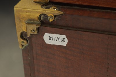 Lot 1063 - A FINE 19TH CENTURY FIDDLE BACK MAHOGANY ENGLISH COLLECTORS CABINET IN THE CHINESE TASTE