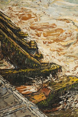 Lot 806 - ROBERT WILLIAM HILL (1932-1990) OIL ON BOARD
