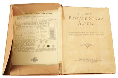 Lot 535 - THE ROYAL POSTAGE STAMP ALBUM BY HEALEY & CO.