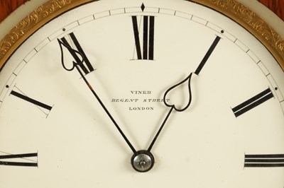 Lot 419 - VINER, REGENT STREET, LONDON. A FINE MID 19TH CENTURY ROSEWOOD DOUBLE FUSEE LIBRARY CLOCK WITH LEVER ESCAPEMENT