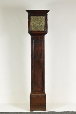 Lot 437 - SAMUEL OGDEN, BENWELL. AN EIGHT-DAY OAK LONGCASE CLOCK