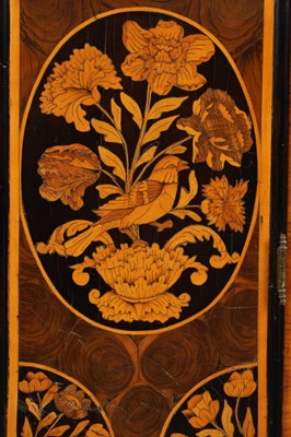 Lot 489 - JAMES CLOWES, LONDINI FECIT. A FINE WILLIAM AND MARY 10" MARQUETRY INLAID WALNUT LONGCASE CLOCK