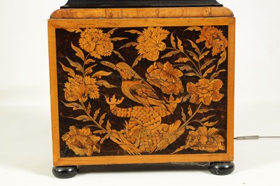 Lot 489 - JAMES CLOWES, LONDINI FECIT. A FINE WILLIAM AND MARY 10" MARQUETRY INLAID WALNUT LONGCASE CLOCK