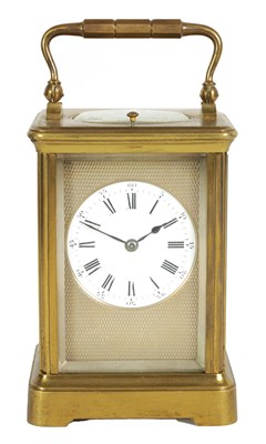 Lot 446 - MARGAINE, PARIS. A LATE 19TH CENTURY FRENCH REPEATING CARRIAGE CLOCK