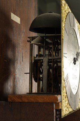 Lot 409 - RICHARD COMBER, LEWES. A GEORGE III OAK 30-HOUR LONGCASE CLOCK