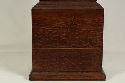 Lot 409 - RICHARD COMBER, LEWES. A GEORGE III OAK 30-HOUR LONGCASE CLOCK