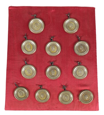 Lot 533 - A SET OF 19TH CENTURY LEAD MEDALS AFTER THE ANTIQUE