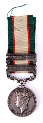 Lot 347 - AN INDIAN GENERAL SERVICE MEDAL WITH TWO BAR...