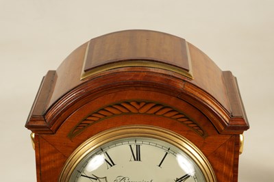 Lot 497 - BARWISE, LONDON. A REGENCY INLAID SATINWOOD DOUBLE FUSEE PAD TOP BRACKET CLOCK