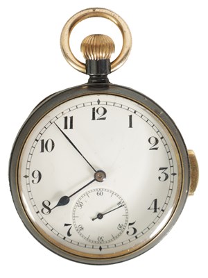 Lot 231 - AN EARLY 20TH CENTURY SWISS QUARTER REPEATING OPEN FACE POCKET WATCH