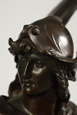 Lot 588 - JULES FELIX COUTAN (1848 -1939) A GOOD 19TH CENTURY FIGURAL BRONZE SCULPTURE