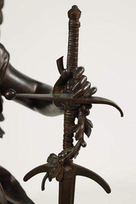 Lot 588 - JULES FELIX COUTAN (1848 -1939) A GOOD 19TH CENTURY FIGURAL BRONZE SCULPTURE