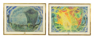 Lot 356 - DOMENIK OSEN (1891 - 1970) A PAIR OF 20TH CENTURY AUSTRIAN WATERCOLOURS