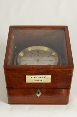 Lot 401 - A. HOHWU, AMSTERDAM. A MID 19TH CENTURY TWO-DAY MARINE CHRONOMETER