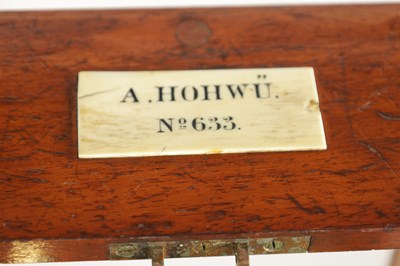 Lot 401 - A. HOHWU, AMSTERDAM. A MID 19TH CENTURY TWO-DAY MARINE CHRONOMETER