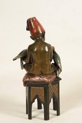 Lot 606 - AN EARLY 20TH CENTURY ARGENTOR VIENNA COLD PAINTED BRONZE SCULPTURE