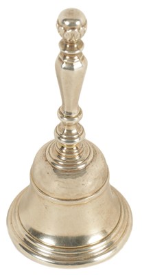 Lot 248 - AN ELIZABETH II SMALL CAST SILVER BELL