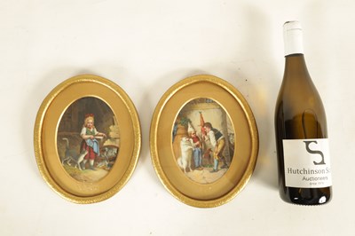 Lot 68 - A PAIR OF 19TH CENTURY KPM PORCELAIN PLAQUES