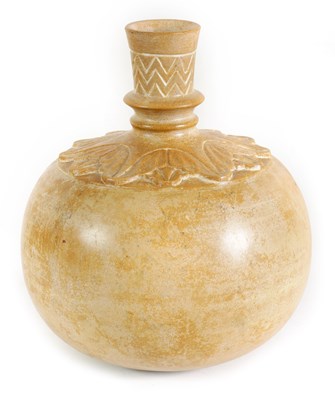 Lot 101 - AN INDIAN STONE HOOKAH