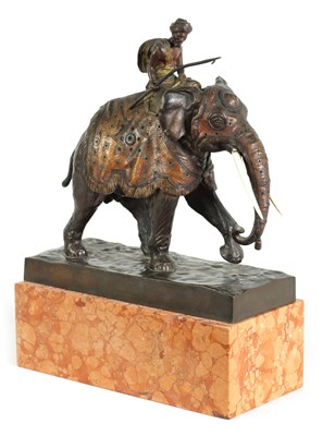 Lot 569 - EUGENE BARILLOT, (FRENCH 1841-1900) A LATE 19TH CENTURY COLD PAINTED BRONZE SCULPTURE