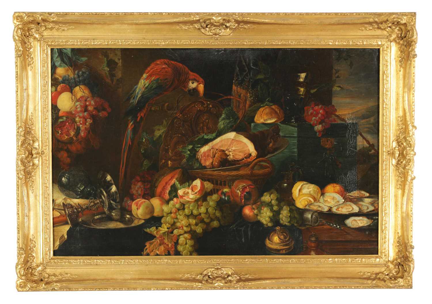 Lot 331 - AFTER JAN DAVIDSZ DE HEEM. A GOOD LARGE 19TH CENTURY OIL ON CANVAS