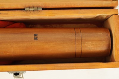 Lot 59 - A LARGE MEDIEVAL BASS RECORDER BY JOHN COUSEN