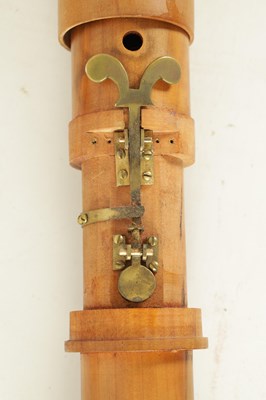 Lot 59 - A LARGE MEDIEVAL BASS RECORDER BY JOHN COUSEN