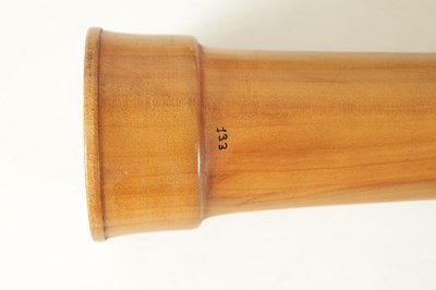 Lot 59 - A LARGE MEDIEVAL BASS RECORDER BY JOHN COUSEN