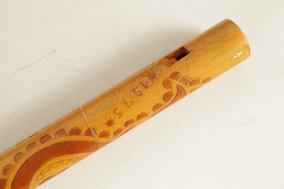 Lot 123 - A LARGE SLOVAKIAN FUJARA FLUTE