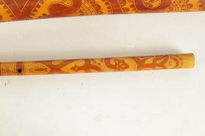 Lot 123 - A LARGE SLOVAKIAN FUJARA FLUTE