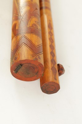 Lot 123 - A LARGE SLOVAKIAN FUJARA FLUTE