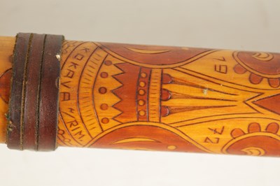 Lot 123 - A LARGE SLOVAKIAN FUJARA FLUTE