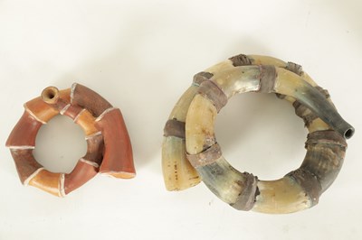 Lot 4 - TWO PERUVIAN HORNS